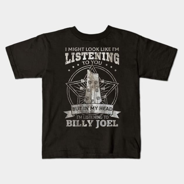 Billy Joel Kids T-Shirt by Astraxxx